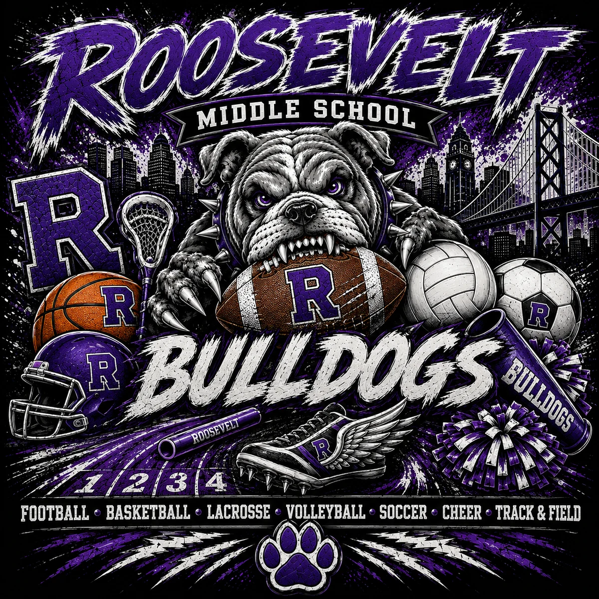 Roosevelt Middle School Athletics logo